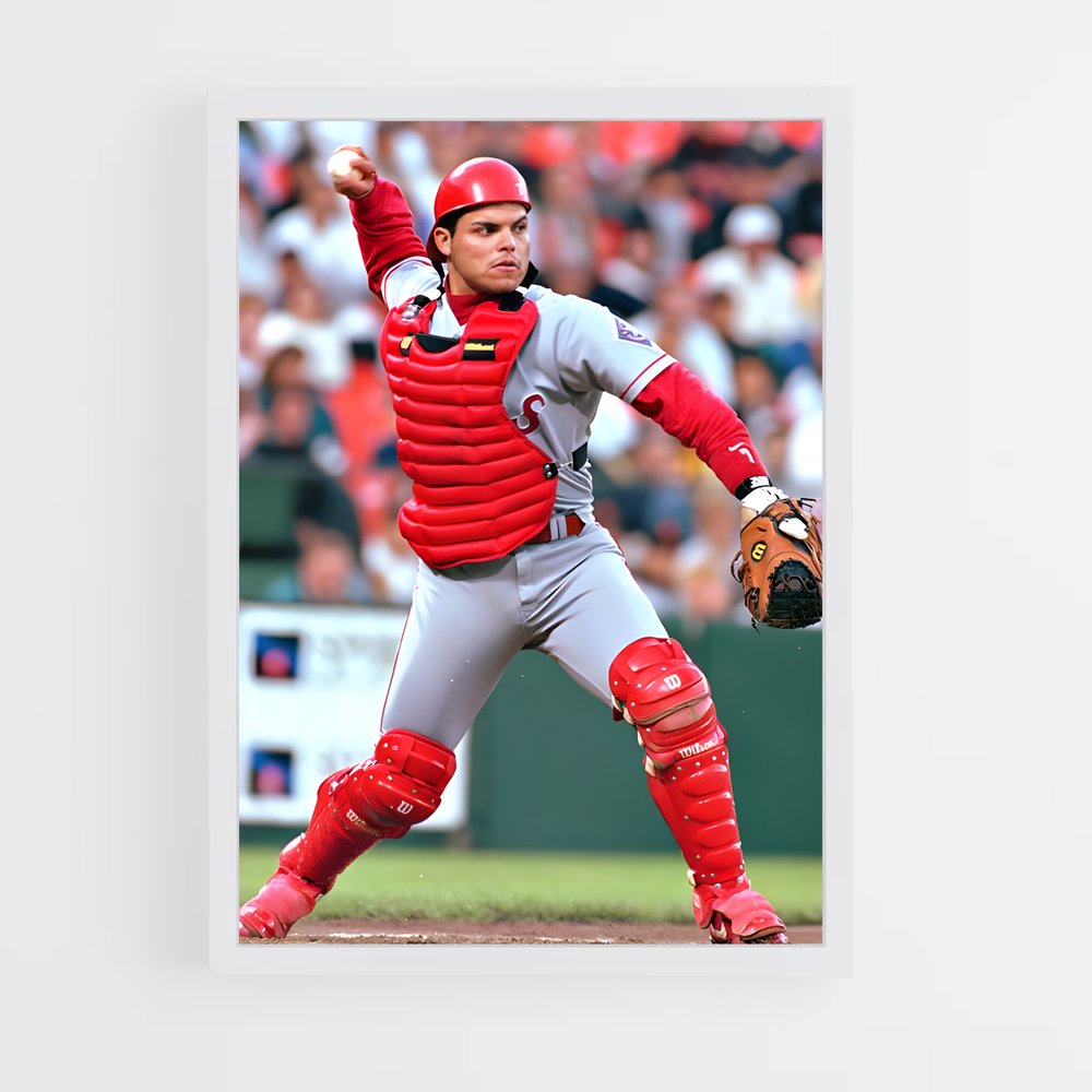 Poster Ivan monticule – affiche Baseball (vue 3)